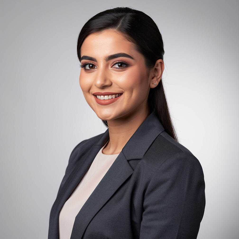 Portrait of a young Turkish female legal consultant